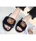 Teddy bear slippers