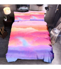 Rainbow Marble Bed Set