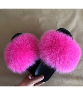 Ikary fur slippers
