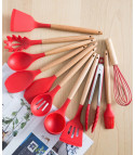 Silicone kitchen tools set