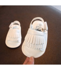 Sandaletti neonata con frangette