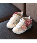 Baby-adult flower sneakers