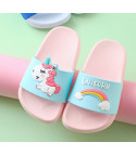 Baby unicorn pvc slippers