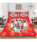 Christmas Mickey bed set