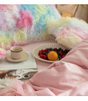 Rainbow hair bed set