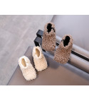 Scarponcini baby in lana riccia d'agnello