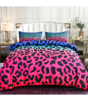Rainbow Leopard Bed Set