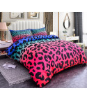 Rainbow Leopard Bed Set