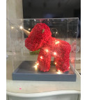 Unicorno di rose 3D