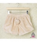 Ecopelliccia shorts with tail
