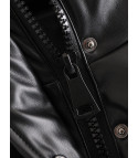 Starcy faux leather bomber jacket