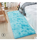 Multicolor rectangular hairy carpet