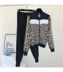 Ghiki Animalier knitted jumpsuit set
