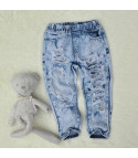 Baby suit top pois + jeans