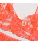 Peachy lace underwear