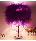 Soffyl feather lamp