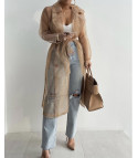 Tulle trench coat Martina