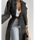 Tulle trench coat Martina