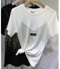 T-shirt top-crystal