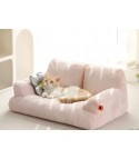 Fluffy cat sofa