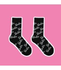 Barbie Socks Lettering