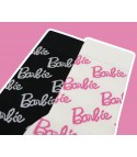 Barbie Socks Lettering