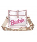 Barbie bag with transparent shoulder strap