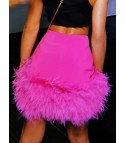 Plush mini skirt Barbiegirl