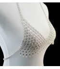 Faisy metal mesh bra