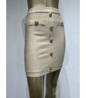 Tailleur goldbuttons skirt