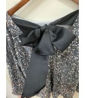 Holiday bow sequindress