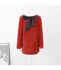 Holiday bow sequindress