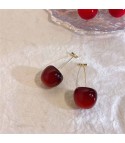 Cherry fruit earrings
