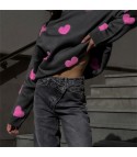 Women's sweater hearts