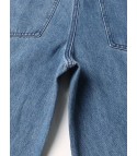 Jeans fullleg half strass