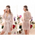 Annika lace dressing gown