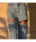 Rhinestone jeans