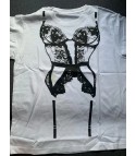 T-shirt Lingerie bodysuit garter