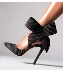 Polka dot heels